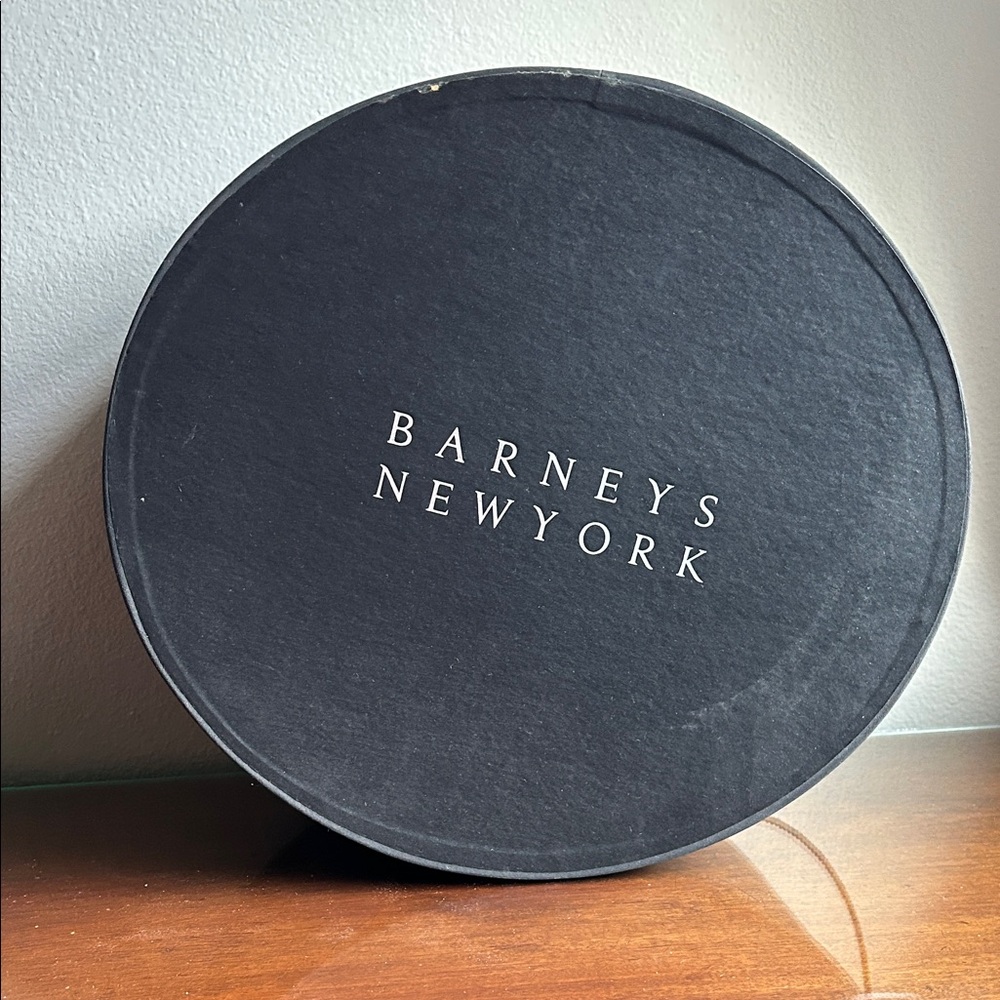 Barneys New York Classic Black Hat Box